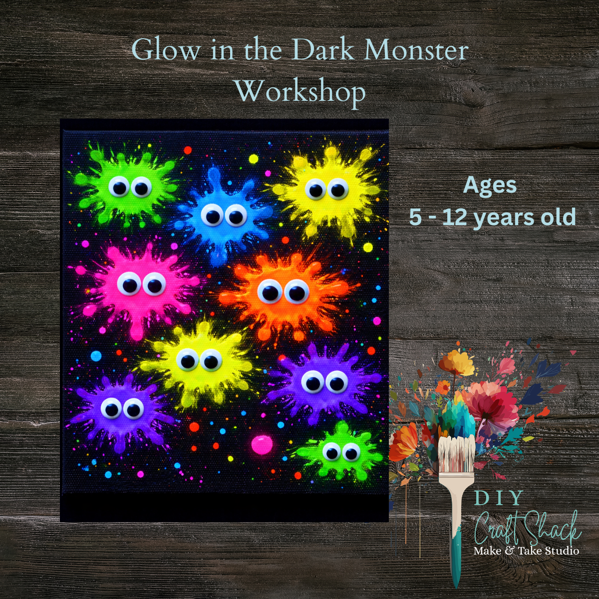β¨ Glow in the Dark Workshop Experience (Kids + Teens Options!) | Thursday, May 28th