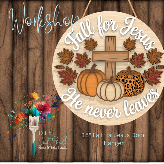 Workshop - 18" Fall for Jesus Door Hanger - Tuesday, November 4th - 6pm to 8pm