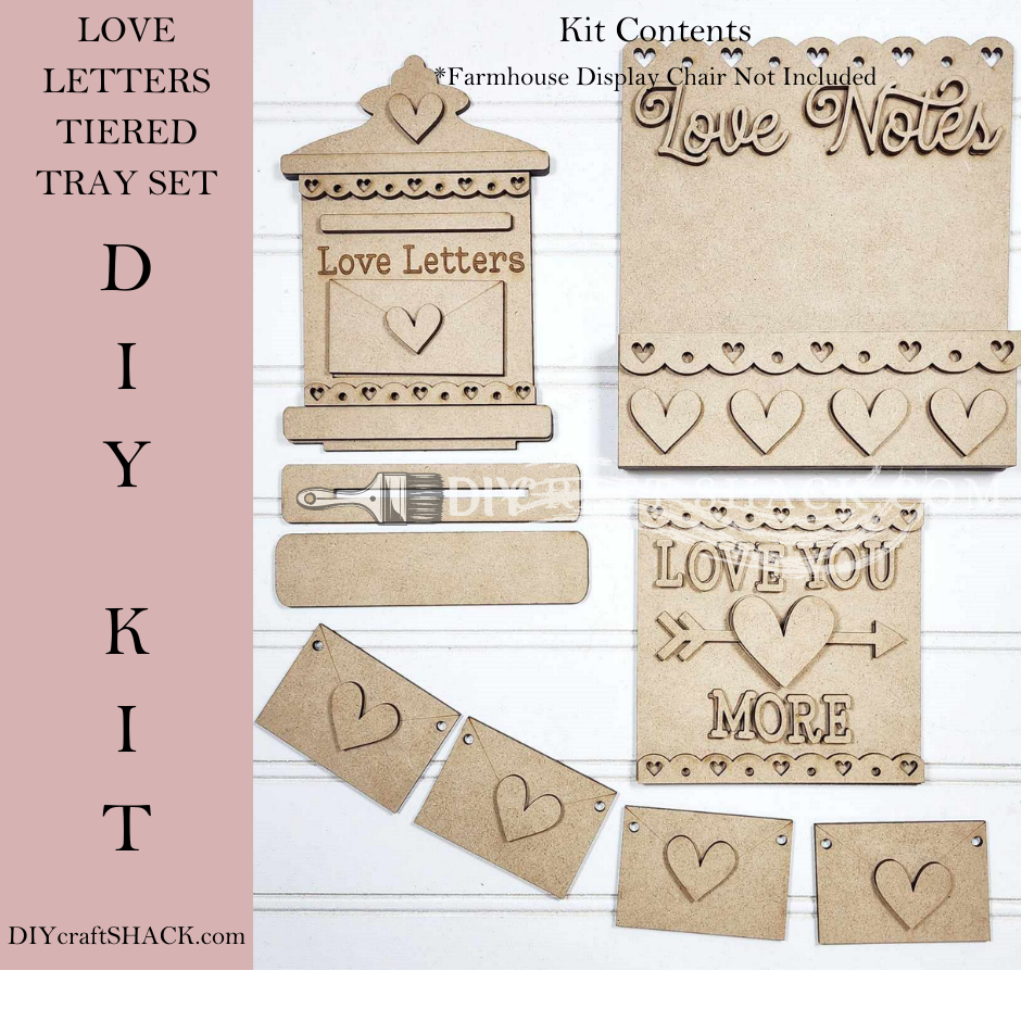 Love Notes Tiered Tray DIY Kit