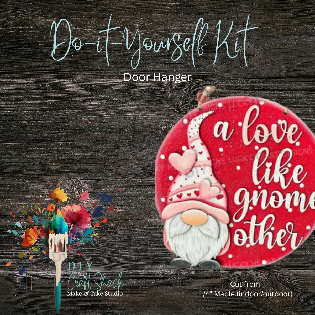 Make & Take Workshop - Valentine Gnome Door Hanger Sign |Saturday, January 31st | 10 am - 12 pm
