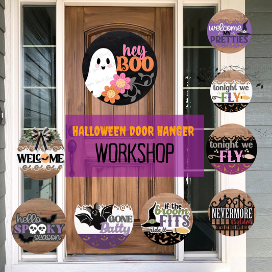 Workshop -Halloween Door Hangers -Tuesday, October 7th - 6 pm - 8 pm