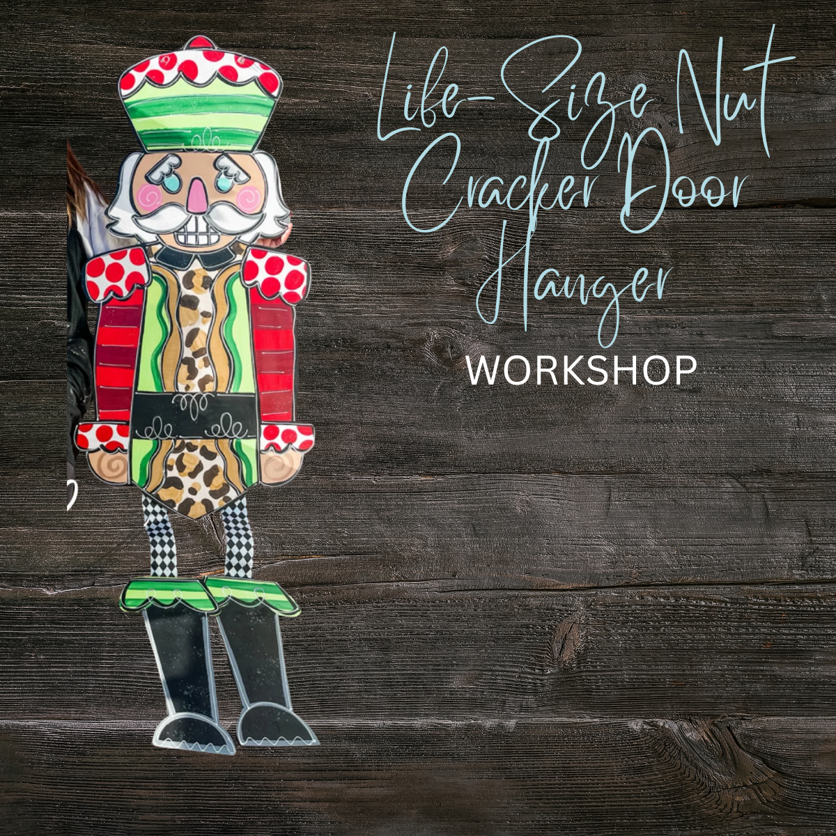 Life-Sized Nutcracker Door Hanger