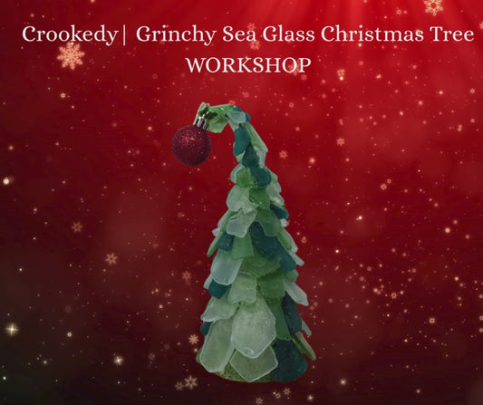 Workshop - Crookedy Sea Glass Christmas Tree | Saturday, December 6th | 10 am - 12 pm